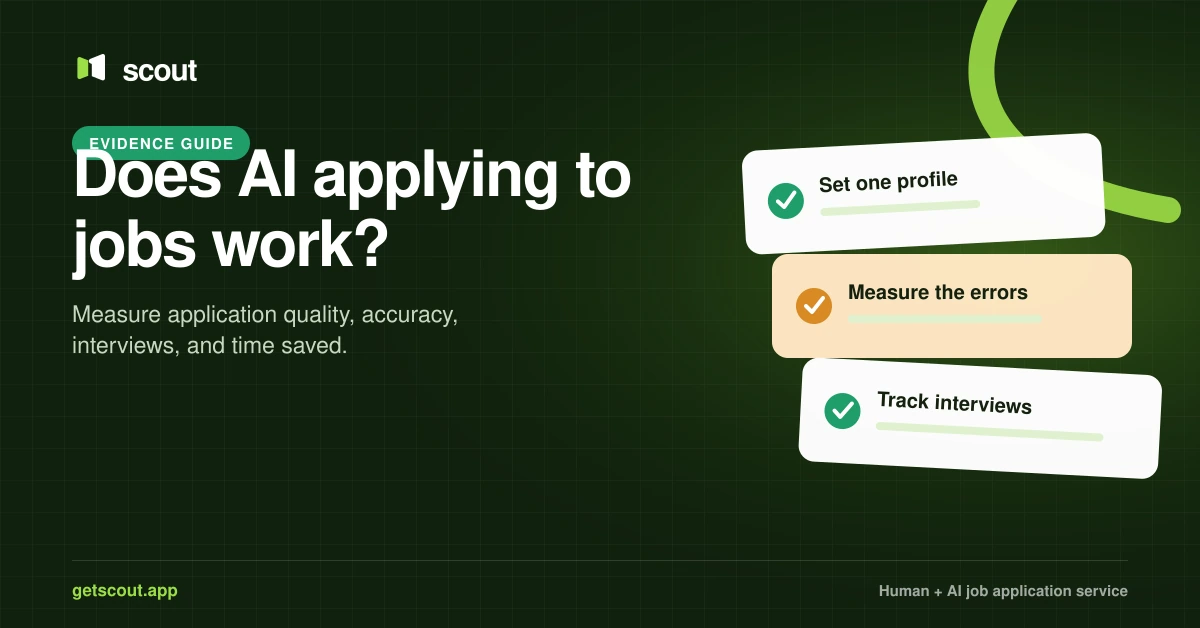 Scout guide explaining whether AI applying to jobs works